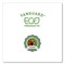 Eco-Products 10 x 10 Vanguard Renewable and Compostable Sugarcane Plates - White (250/Carton)